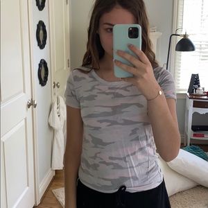 Garage fitted camo tee